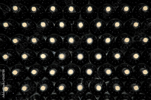 Poster background of wine bottles