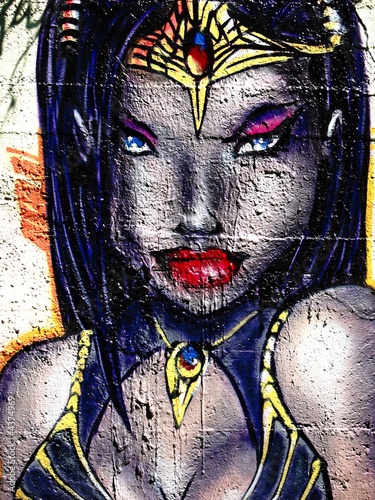 egyptian-girl-egyptienne-graffiti
