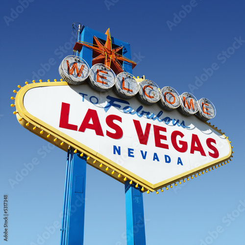 Fototapeta Las Vegas welcome sign.