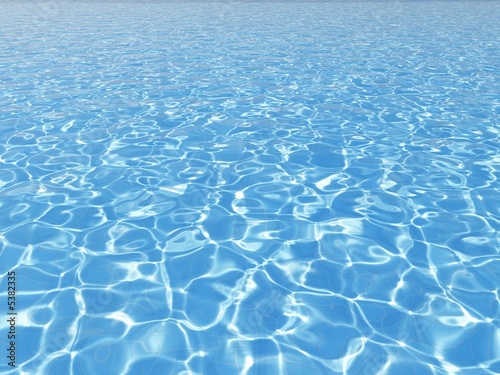 blue water surface in outdoor pool © TRAFFIC