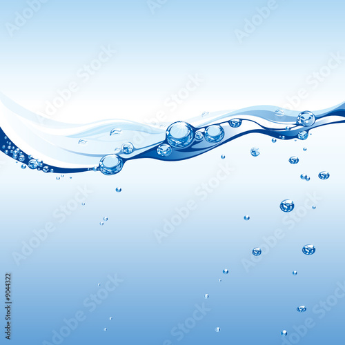 Water Wave With Bubbles © juland