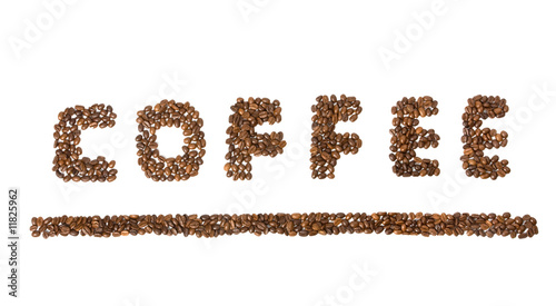  The word "COFFEE"