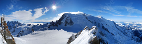 Mont Blanc von der Aiguille du Midi © shamm