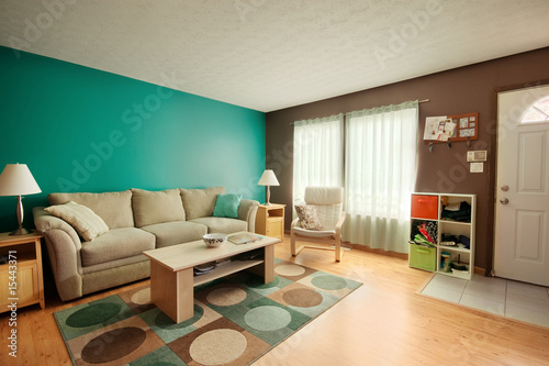 Teal And Brown Family Room Photos Ap Images Detailview Teal And Brown Family Room