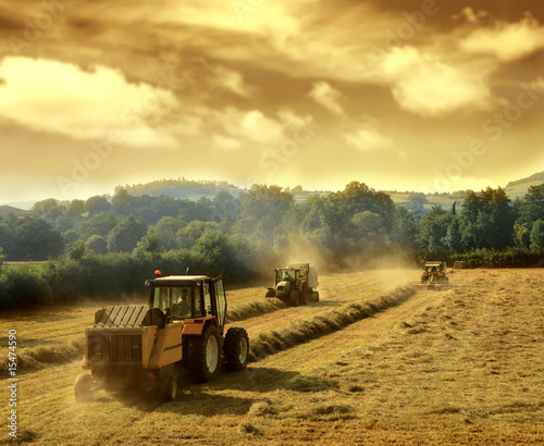 Fototapeta tractors