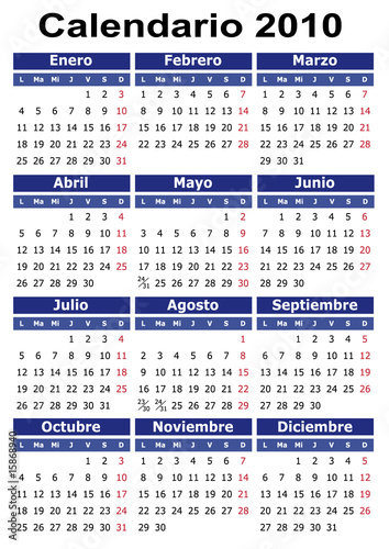 Calendario 2010 en español para imprimir: ¡Organiza tu año fácilmente!
