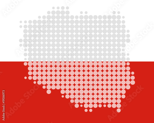 mapa-i-flaga-polski