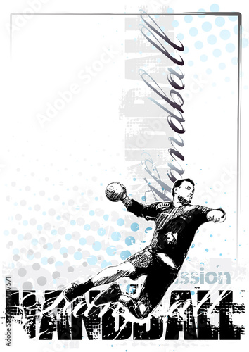 Fototapeta handball background 1