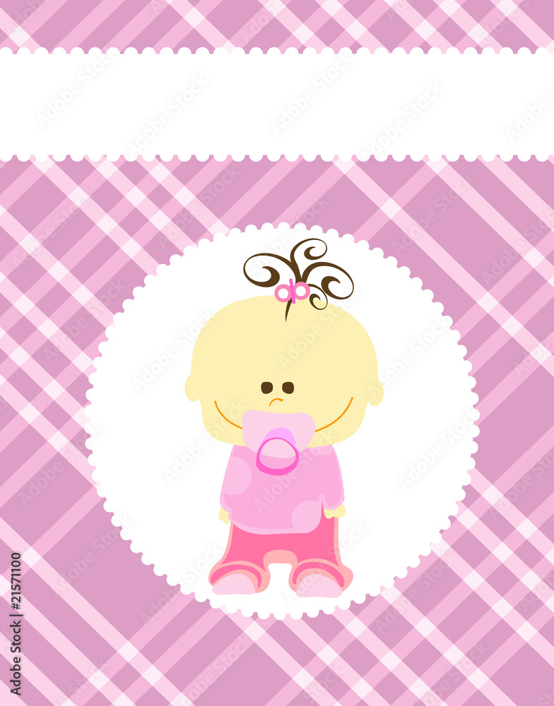 baby-madchen-ankunft-ankundigung-karte