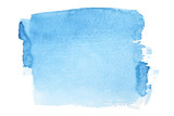 Blue watercolor brush strokes