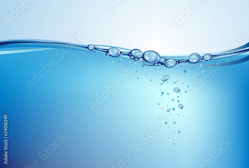 Water Bubbles background, vector © and4me