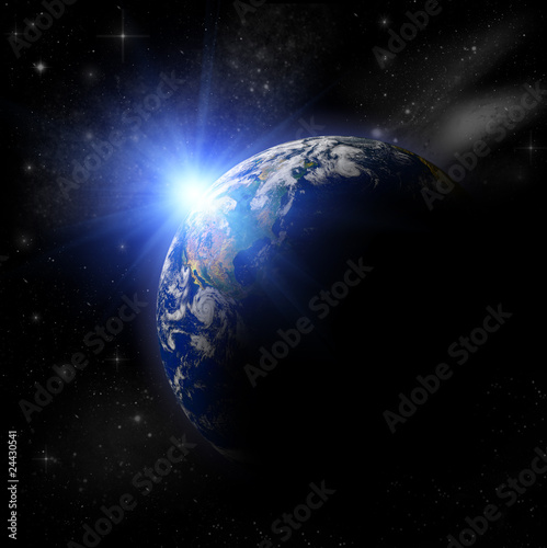 3d-ziemska-planeta-w-blekitnym-sloncu