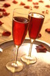 Red sparkling wine & Roses / Roter Sekt & Rosen