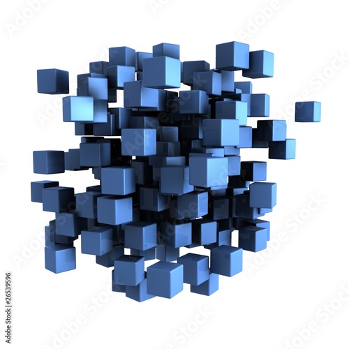 Lacobel cube_4_depth_blue