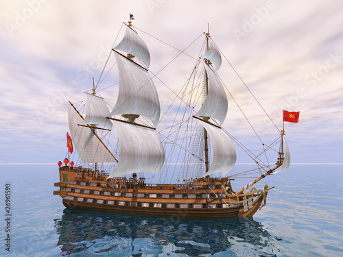 Lacobel Segelschiff