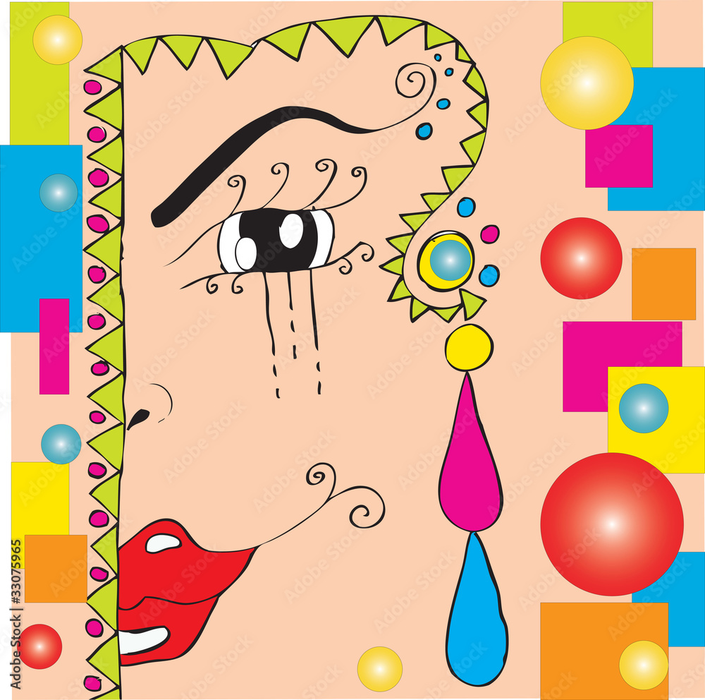 frau-popart