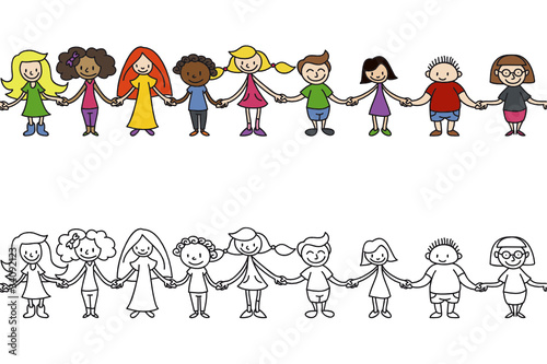 Malvorlage Menschenkette Coloring and Malvorlagan Malvorlage Menschenkette Coloring and Malvorlagan