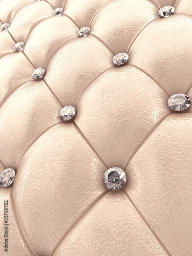 bezowy-tapicerowanie-z-diamentami-3d-ilustracja