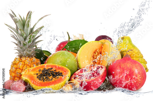 Fototapeta frutta splash