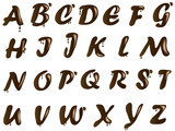 Chocolate alphabet