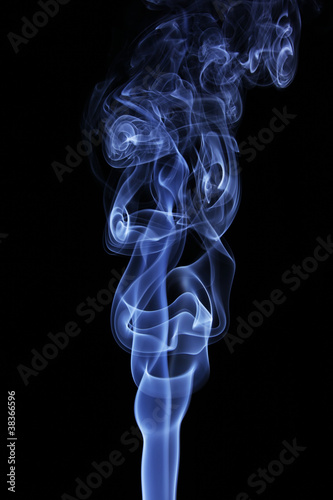 Fototapeta Creative smoke on black