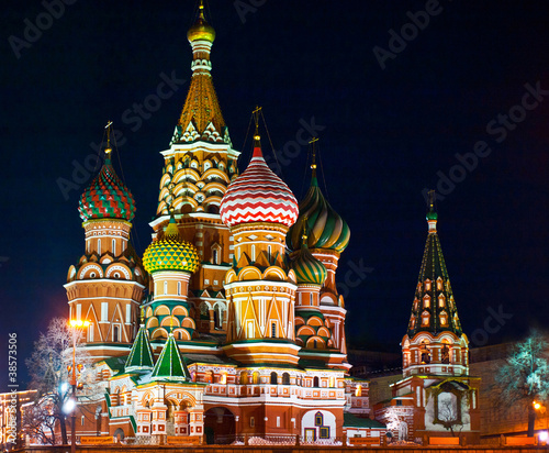Fototapeta Saint Basil's Cathedral, Red square, Moscow