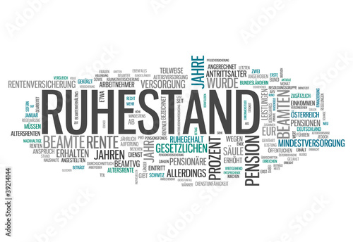 "Wortwolke "Ruhestand"" Stockfotos und lizenzfreie Bilder ...