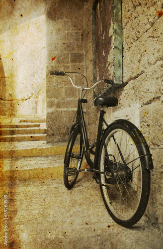 Fototapeta old bicycle