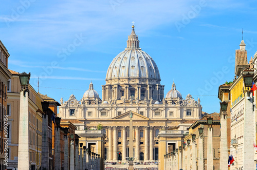 Fototapeta Rom Petersdom - Rome Papal Basilica of Saint Peter 03