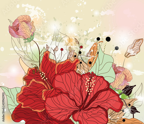 sklad-grunge-z-kwiatami-hibiskusa