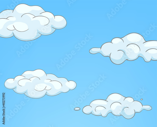 Fototapeta Cartoon Nature Sky Clouds