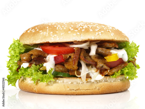 Fototapeta Gyros Sandwich