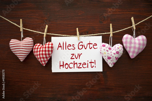 alles gut zur hochzeit