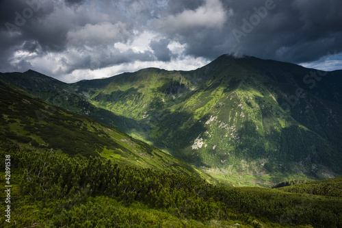 Fototapeta Mountains before storm