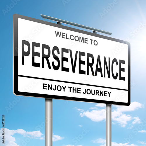 Perseverance concept.