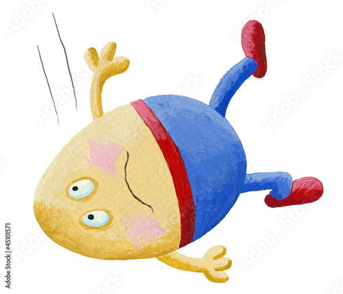 Fototapeta Humpty Dumpty on the ground