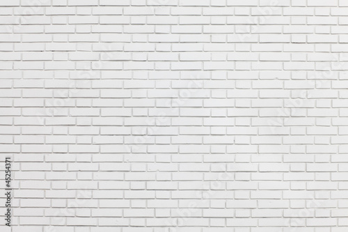 Lacobel white brick wall