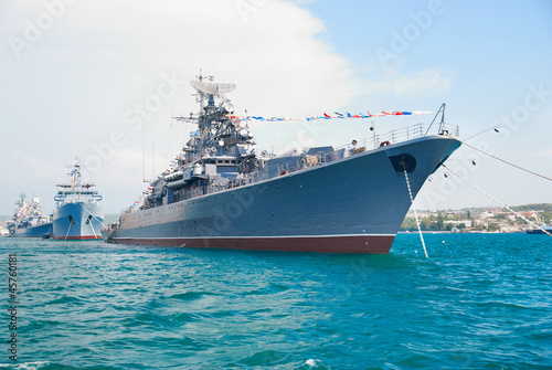 Fototapeta Military ship