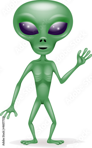  Green alien