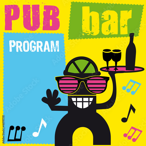 szyld-logo-bar-pub-kelner-kawiarnia-tancerz-radosc