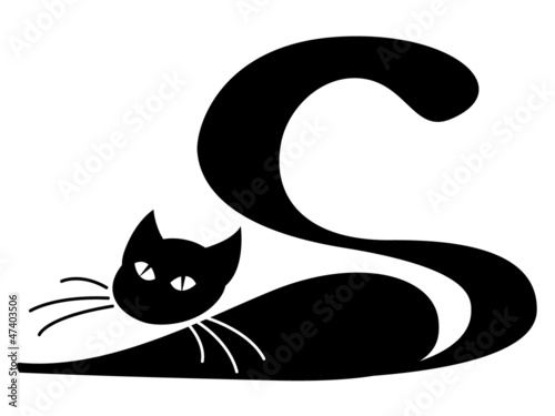 Lacobel Black cat
