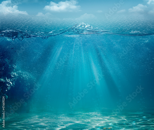 Fototapeta Abstract sea and ocean backgrounds for your design