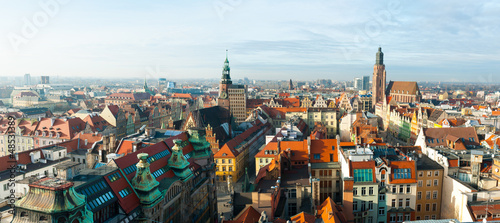 Fototapeta Wroclaw top view