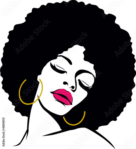 afro-hair-hippie-woman-pop-art