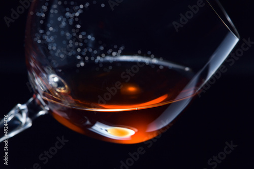 Fototapeta snifter with brandy