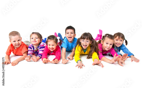 Fototapeta Playing children