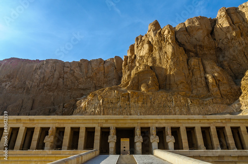 Lacobel Hatshepsut temple in the Valley of the Kings in Egypt