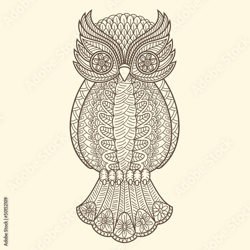 Lacobel Decorative owl