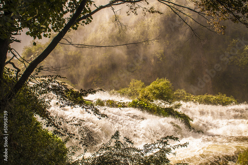 Fototapeta waterfalls in deep forest