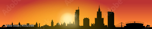 skyline-warszawa-sunrise